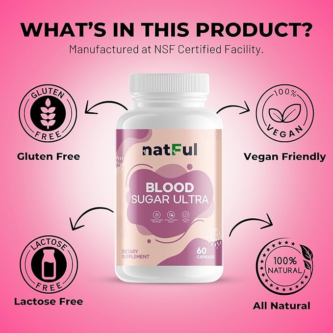 GlucoBalance Ultra, Metabolic Wellness Supplement with Chromium, Biotin, Banaba Leaf, Bitter Melon, 60 Vegetable Capsules, 5 oz