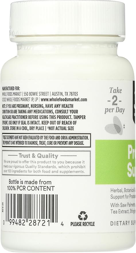 365 by Whole Foods Market, Prostate Support, 60 Softgels