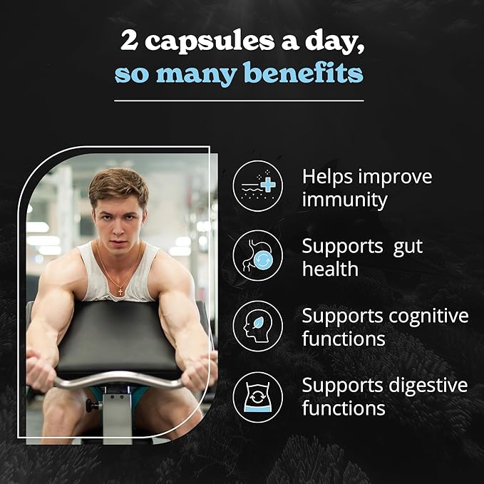 Seamoss Capsules- Irish Sea Moss with Black Seed Oil, Ashwagandha & Black Pepper for Stamina, Strength & Endurance- High Potency Sea Moss Supplement - 60 Servings, 120 Capsule
