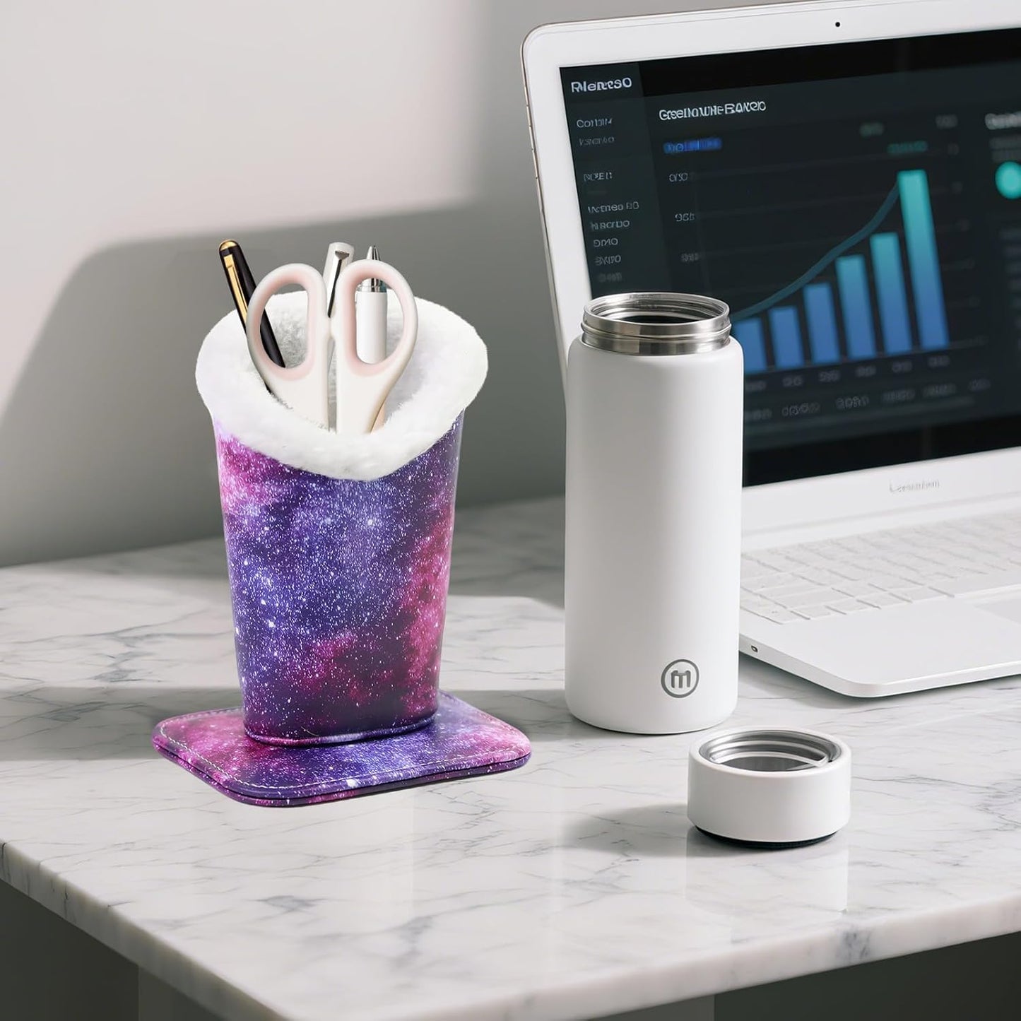 Plush Lined Eyeglasses Holder, Cute Magnetic PU Leather Glasses Stand Case for Women Men Kids