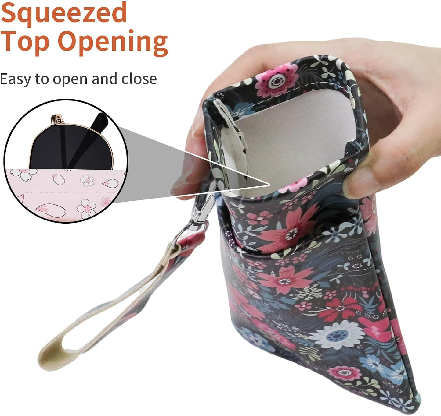 Double Eyeglass Case Soft Dual Glasses Case for Women Men Travel Squeeze Top Sunglasses Cases Eyeglasses Pouch