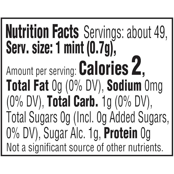 ALTOIDS Arctic Wintergreen Breath Mints Sugar Free Hard Candy Bulk, 1.2 oz Tin (8 Pack)