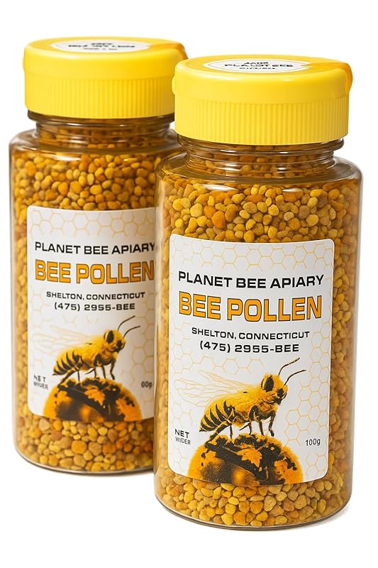 Raw Bee Pollen Granules – 100% Pure Superfood | Rich in Vitamins, Antioxidants, & Amino Acids | Natural Energy Boost | Keto & Paleo Friendly, Gluten-Free – 3.5oz (3.5 ounces Pak of 2)