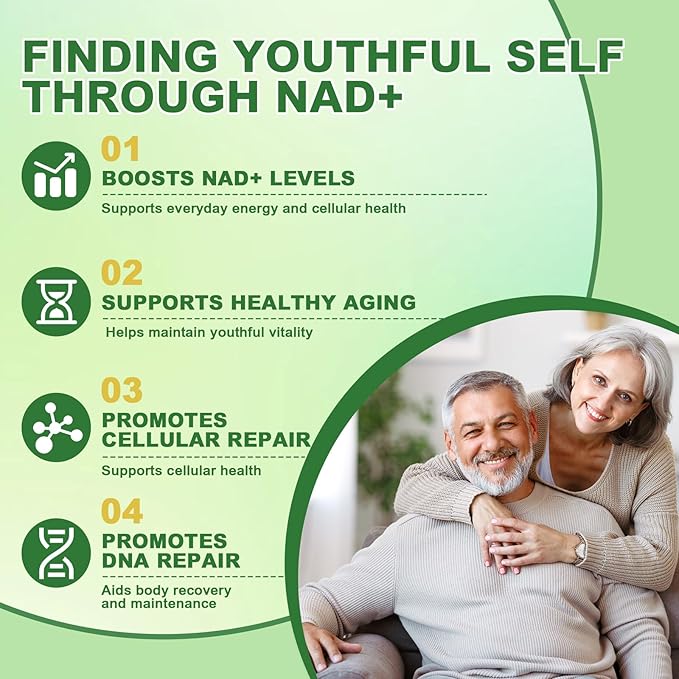 Nicotinamide Riboside 900mg with Resveratrol & Quercetin, NMN Supplement Alternative for Anti-Aging, Energy-100 Capsules