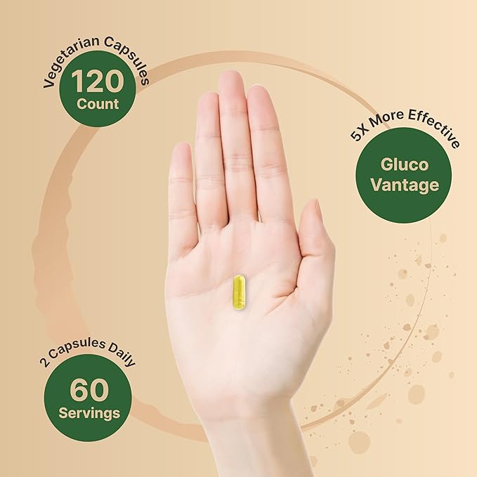 NatureBell Dihydroberberine with Berberine HCl 500mg, 120 Veggie Capsules | 5X Better Absorbed with GlucoVantage | Supports Balanced Sugar Levels & Heart Health | Vegan, Non-GMO