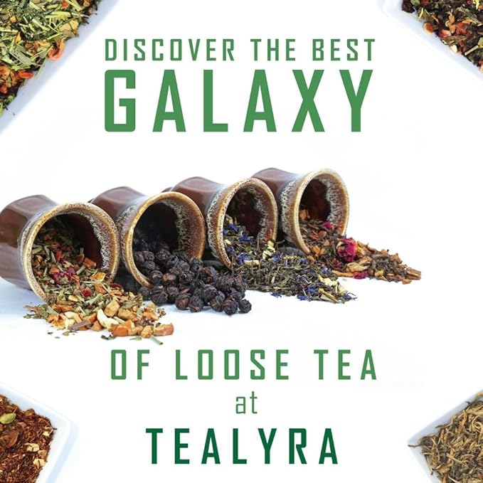 Tealyra - Deep Breath - Eucalyptus - Ginger - Tulsi - Fennel - Wellness Herbal Loose Leaf Tea - Calming and Relaxing - Caffeine Free - 112g (4-ounce)