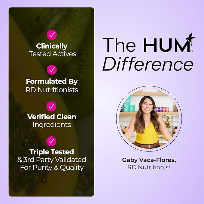 HUM Fan Club Menopause Probiotic Supplement, Estrogen Free Menopause Supplements for Women, Non Hormonal, Supports Energy & Hot Flashes, Grape Seed Extract & Siberian Rhubarb, 30 Vegan Capsules