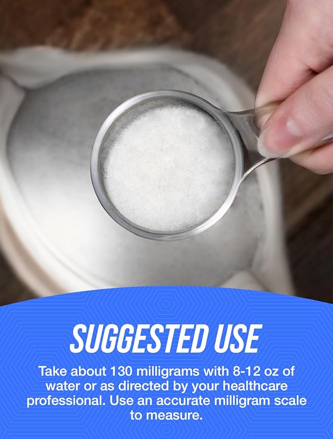 BulkSupplements.com Zinc Glycinate Powder - Zinc Supplement, Mineral Supplement for Immune Support - Gluten Free, 130mg per Serving, 100g (3.5 oz) (Pack of 1)