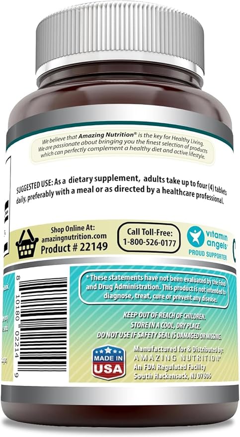 Amazing Formulas Calcium Citrate Supplement | 1000 Mg | Tablets | Non-GMO | Gluten Free | Made in USA (2 Pack, 240 Count)