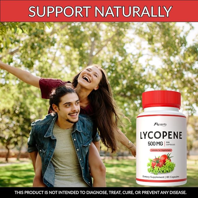 lycopene Supplements for Men | lycopene 500mg | Supplements for Men, 300 Capsules (Pack 5)
