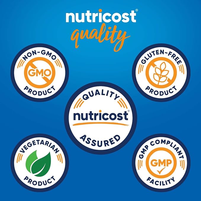 Nutricost BCAA + Hydration Powder (Peach Rings) 30 Servings - Branched Chain Amino Acids with Hydration Complex - Gluten-Free, Non-GMO