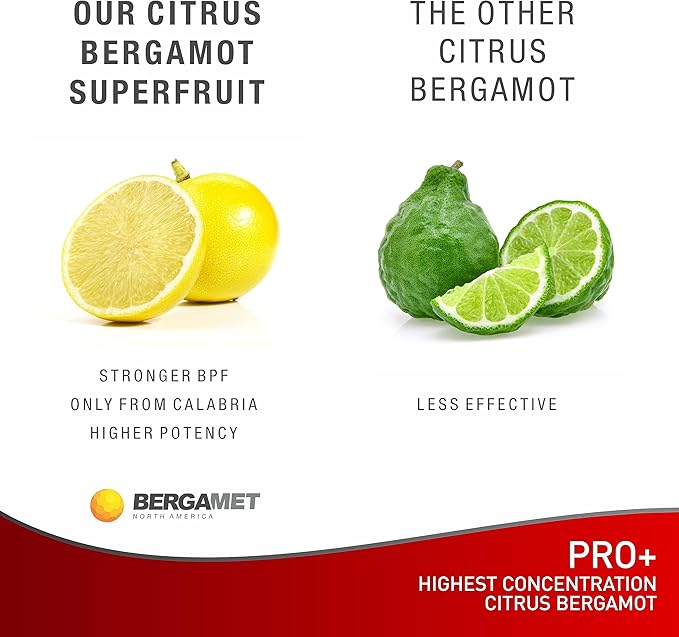 Citrus Bergamot SuperFruit PRO+ with Olive Leaf Extract - 47% BPF - 80% Polyphenols - 675mg per Serving - Worlds Strongest - Backed by Clinical Studies - Made in The USA - 180 Caps