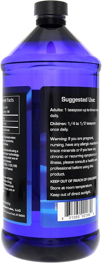 American Biotech Labs ASAP 10 PPM Silver Sol Immune System Support | 2 Pack of 32 Oz Totalling 64 Oz