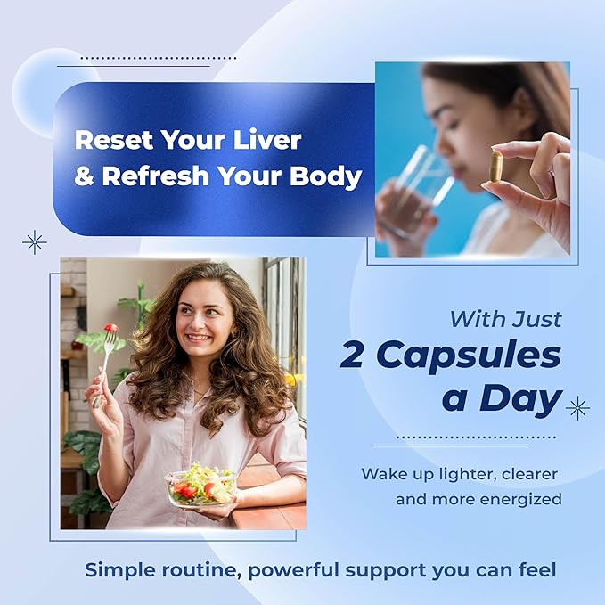 TUDCA Supplement with Milk Thistle – 85% Silymarin Flavonoids – Supports Liver Wellness & Digestive Health – Made in The USA