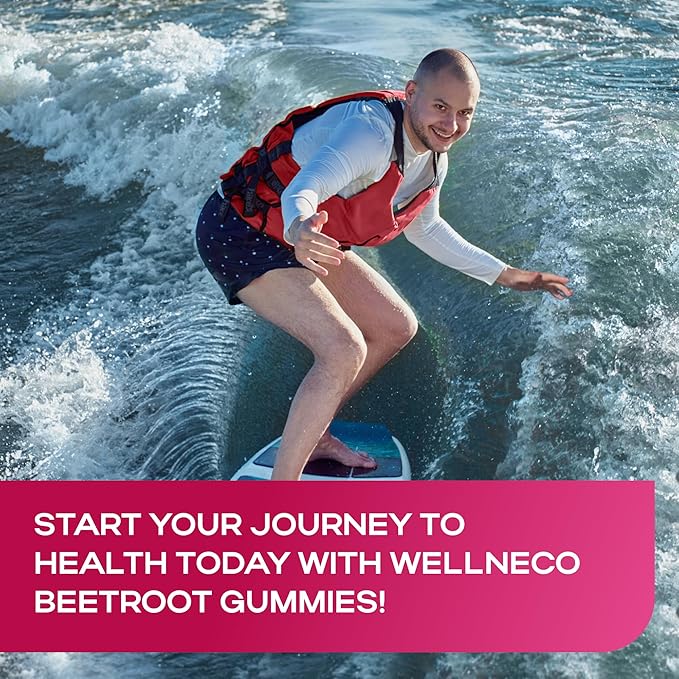 Beet Chews for High Blood Pressure - Beet Root Gummies Made in USA with Tart Cherry - Nitric Oxide Supplements for Energy and Cardio Health - Vegan, No GMO, Pectin Based - for Women and Men