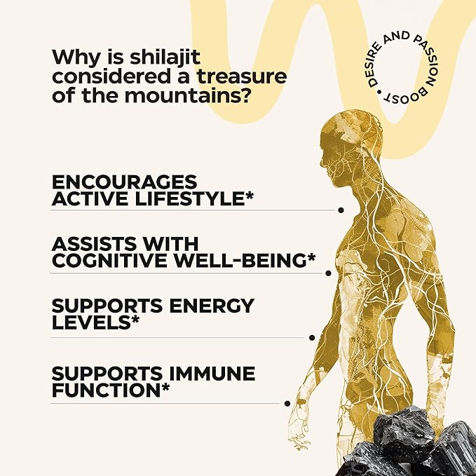 Shilajit Resin - Shilajit Pure Himalayan Organic for Energy, Immunity and Mental Clarity - Natural Himalayan Mumiyo for Men and Women with Trace Minerals and Fulvic Acid