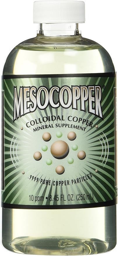 MesoCopper ® 10 ppm Colloidal Copper 250 mL/8.45 Oz