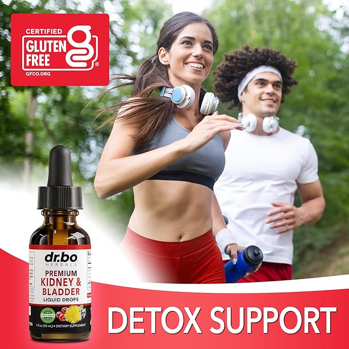 Kidney Support Supplement Bladder Health - Organic Renal Cleanse Supplements Drops Juniper Berry Cleavers Dandelion - Renal Kidney Cleanse Detox Urinary Tract Herbal Bladder Support Flush Kidneys 1oz
