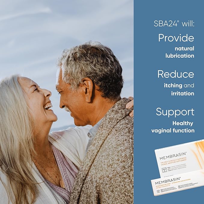 Membrasin Starter Pack: Vitality Pearls & Intimate Moisture Cream | 30-Day Supply | Estrogen-Free Menopause Support for Women | Natural Lubrication, Healthy pH, & Dryness, Itching, & Burning Relief