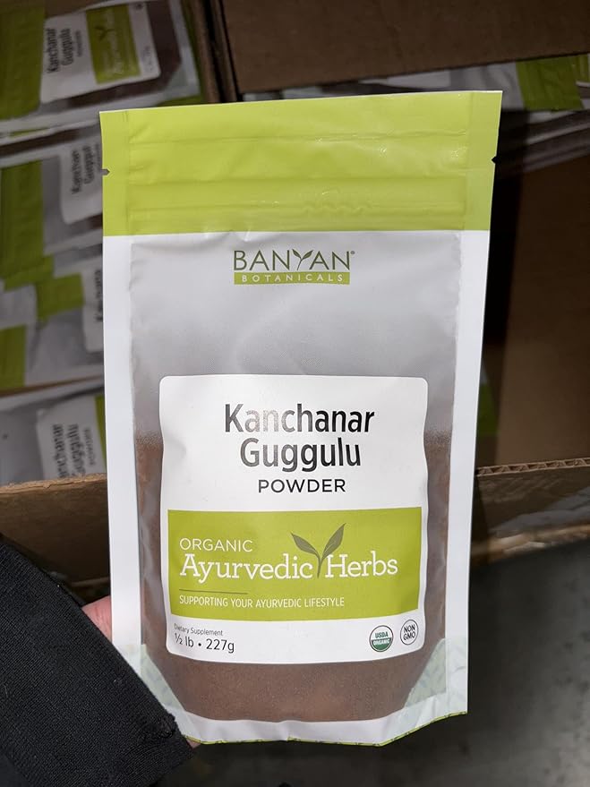 Banyan Botanicals Organic Kanchanar Guggulu Powder – Traditional Ayurvedic Guggulu Formula – Ayurvedic Herbs for Healthy Elimination of Natural Toxins* – ½ lb. – Non-GMO Sustainably Sourced Vegan