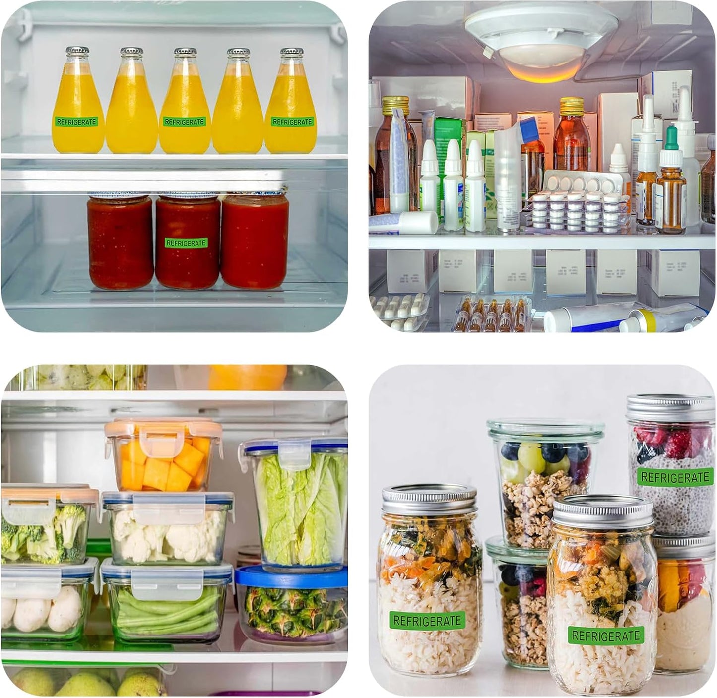 Keep Refrigerated Stickers,Refrigerator Labels for Medication Pharmacy Auxiliary Sign,Waterproof Vinyl Labels Cold Freeze Warning Signs for Food Pill Medicine(240PCS,0.39"x1.57")