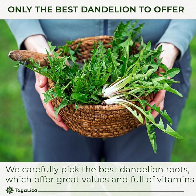 Tagalica, 2 oz Dandelion Root Powder, 100% Natural and Pure from Dandelion Root, No Additives, No Gluten, No Sugar, Vegan