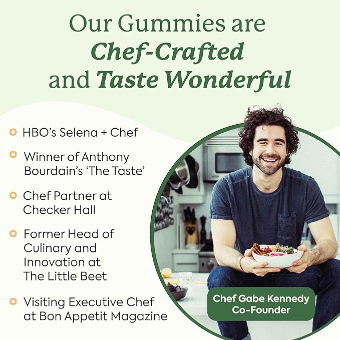 Plant People - WonderDay Mushroom Gummies Mini | Daily Gummy Multi Support for Whole Body Balance, Mood, De-Stress, Energy, Immune and Gut Health | Natural, Vegan, Non-GMO | Trial Size