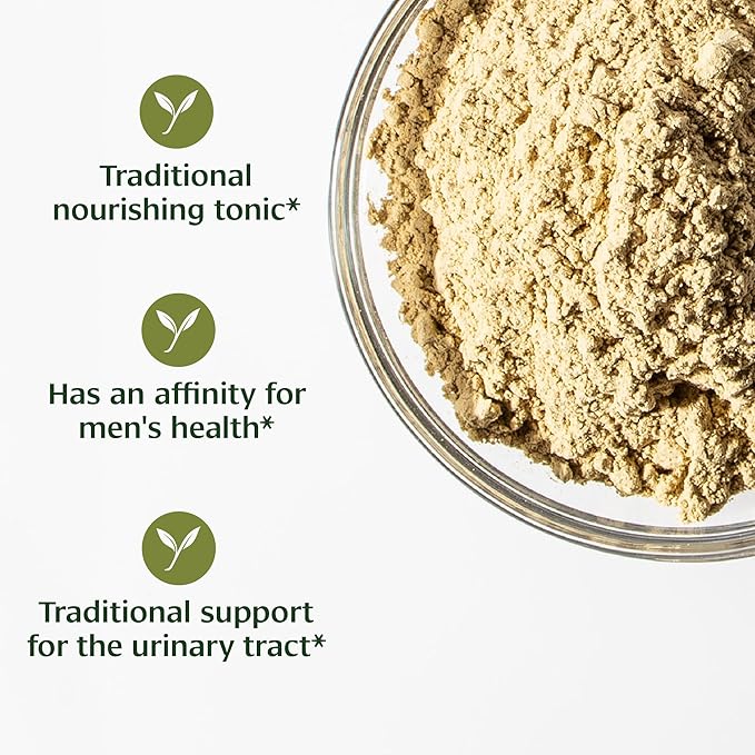 Banyan Botanicals Gokshura Powder – Organic Gokshura Fruit (Tribulus Terrestris) Powder – Men's Vitality Supplement – Supports Urinary Health* – ½ lb. – Non-GMO Sustainably Sourced Vegan