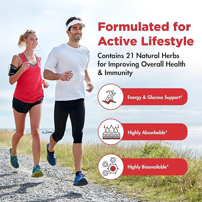 Extreme Berberine Plus with ALA, Coq10, Turmeric, Cinnamon, Bitter Melon, banaba Leaf, Korean Panax, Royal Jelly, and Other 21 Herbs for Healthy Blood Sugar and Overall Health and Immunity