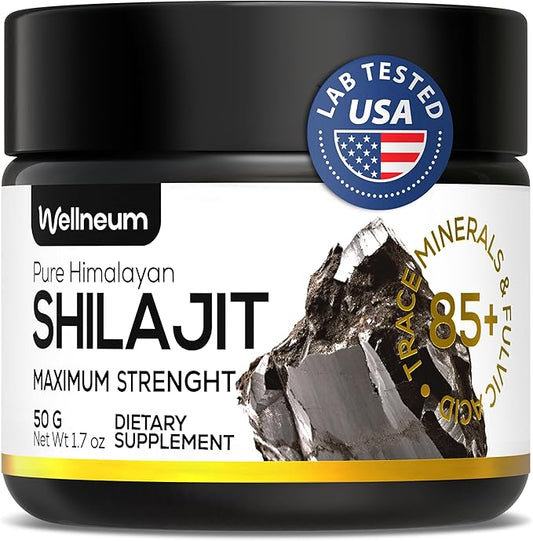 Shilajit Resin - Shilajit Pure Himalayan Organic for Energy, Immunity and Mental Clarity - Natural Himalayan Mumiyo for Men and Women with Trace Minerals and Fulvic Acid