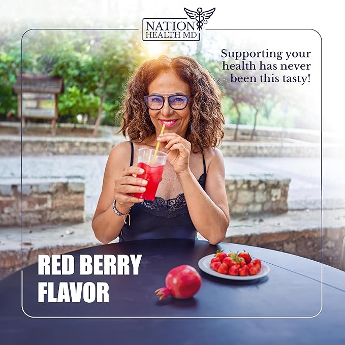 Reds - Super Reds Powder with 39 Superfoods, Antioxidant-Rich Red Powder Superfood, Probiotics & Digestive Enzymes for Energy, Metabolism & Gut Health - Red Berry Flavor