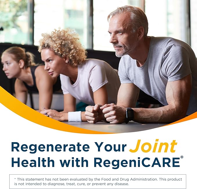 Univera RegeniCARE Canister, Glucosamine, Chondroitin, MSM, Univestin, Restores Cartilage, Supports Joint Comfort + Mobility + Flexibility, 30-Day Supply (Mango Flavor)
