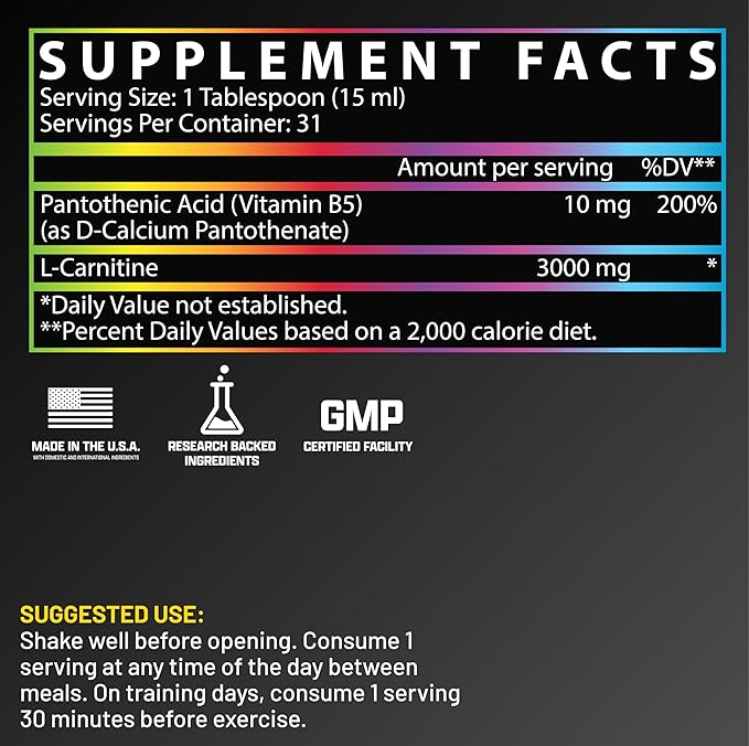 Nutrex Research Liquid Carnitine 3000 – Sour Gummy Worms | L-Carnitine Liquid Shots, Stimulant Free | Supports Muscle Recovery for Men and Women