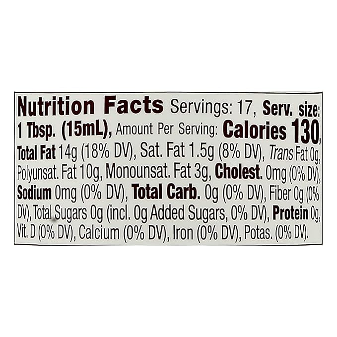 La Tourangelle, Organic Flaxseed Oil, Essential Omega-3 to Improve Heart Health, Vegan, Non-GMO, Gluten-Free, Kosher, Cast Iron Seasoning, 8.45 Fl Oz
