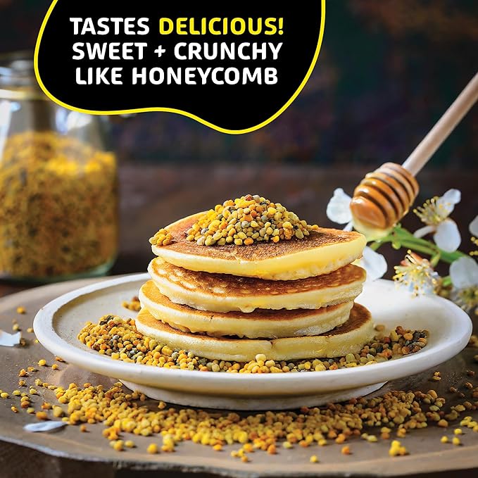 Bee Pollen Granules 8.8 Oz - Nature's Superfood, Superior Taste - Western Australia Pure Bee Pollen for Optimal Health