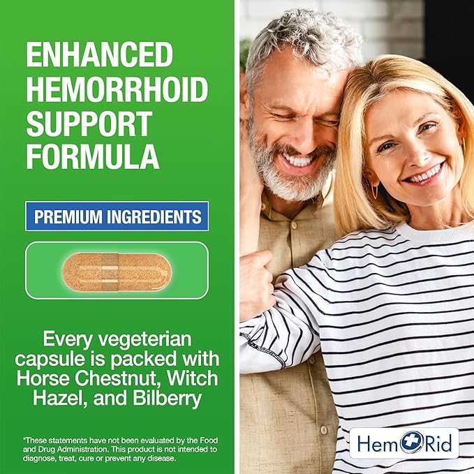 HemRid Complete Hemorrhoid Care System – Potent 5% Lidocaine Cream for Rapid Topical Comfort, Max Ultra Capsules for Ongoing Vascular Health and Circulatory Support