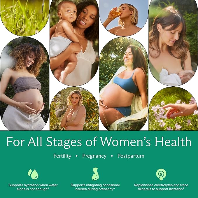 Needed. Hydration Support with Electrolytes & Trace Minerals – Electrolytes for Pregnancy & During Lactation - 30 Hydration Packets Lightly Sweetened with Real Fruit, Grapefruit