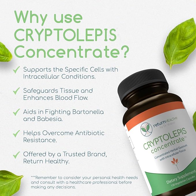 Cryptolepis Concentrate, Immune Support with Cryptolepis Sanguinolenta for Immunity Boost, Concentrated Herbal Supplements, Antioxidant & Health Supplement, 120 Capsules