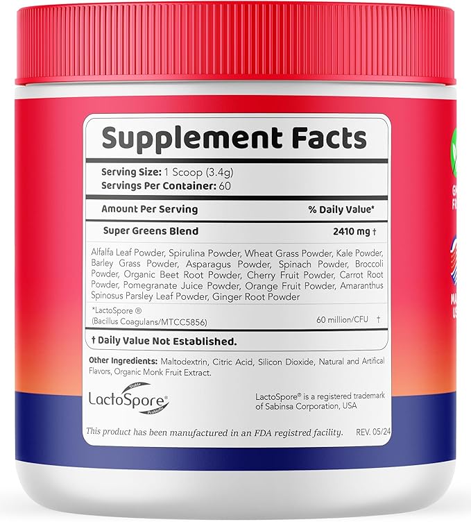 Baobab Bliss, All Natural Fiber Organic Fruit Powder Supplement, 60 Servings for 2 Months (Pack of 2)