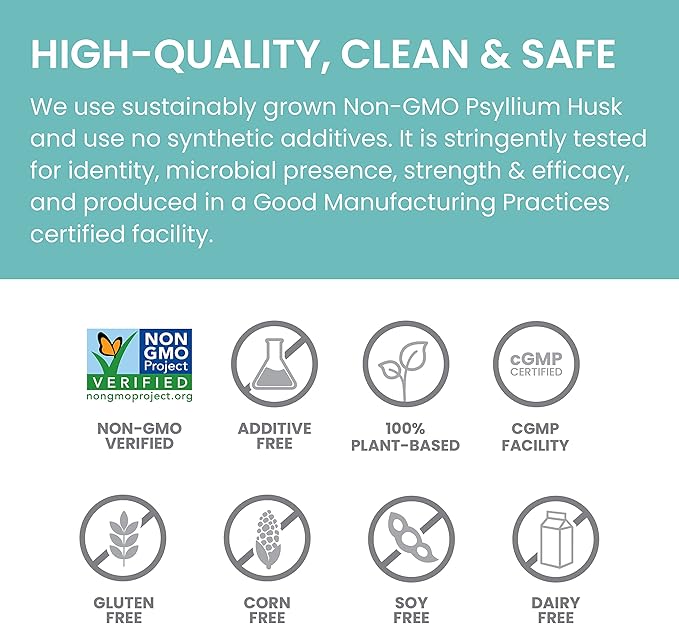 Himalaya Psyllium Husk Capsules - Daily Fiber Supplement for Supporting Digestive Health and Regularity - Vegan, Non-GMO, Sugar Free, Gluten Free, 180 Capsules