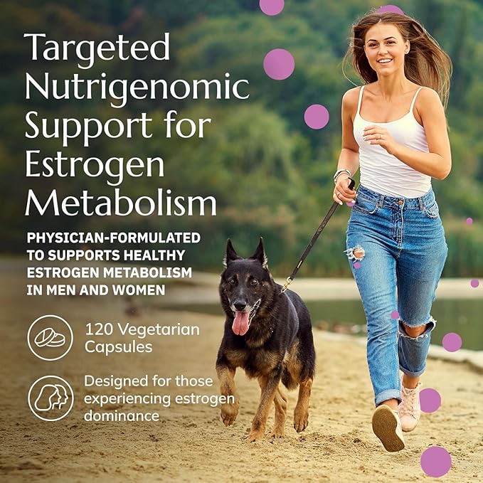 DIM Pro for Optimal Estrogen Metabolism Support – Promotes Balanced Estrogen Levels for Men & Women – Contains DIM, Calcium D-Glucarate, Bioperine for Hormone Balance & Nutrient Absorption Support