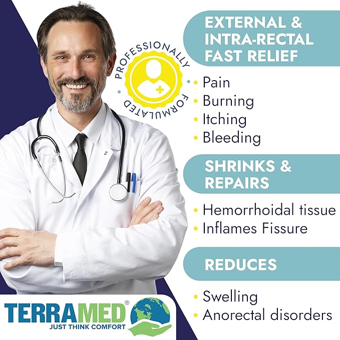 Hemorrhoid Treatment | Hemorrhoid Ointment | Hemorrhoid & Fissure Ointment | 7 Pre-Filled Applicators | Fast & Effective Relief | Reduces Swelling, Itching & Discomfort | Advanced Formula