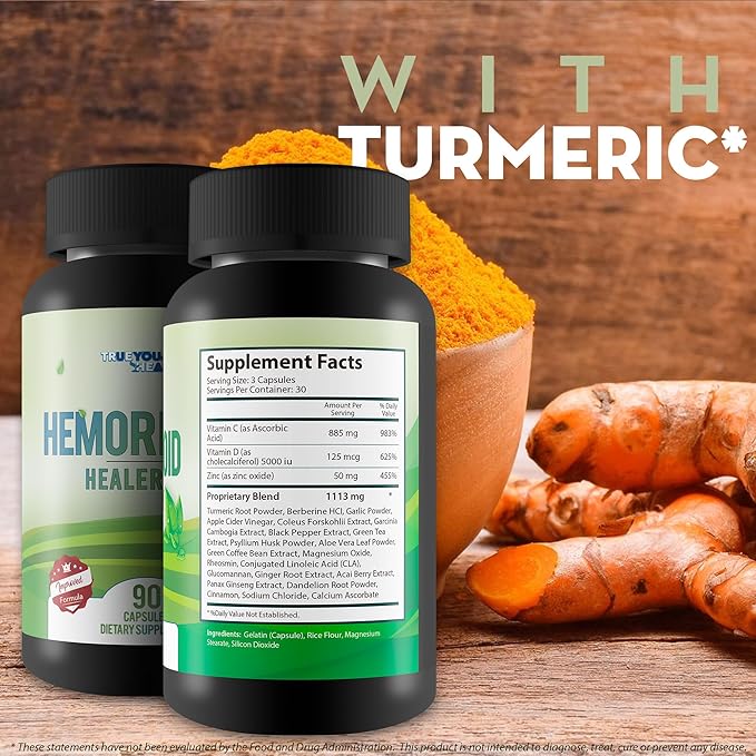Hemorrhoid Healer Pro - Extra Strength & Improved Formula - Our Best Hemorrhoid Pills - Support Hemorrhoid Healing - Gut & Colon Health - Natural Hem Healer Hemorrhoid Treatment Supplement