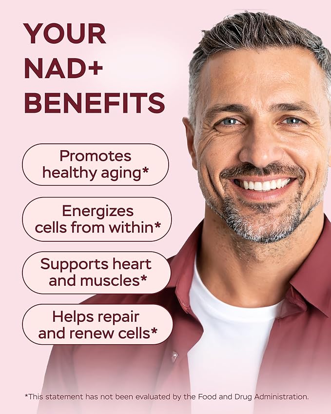 NMNH Supplement Alternative - NAD Supplement 1400mg Supports Healthy Aging Complex with Nicotinamide Riboside, Collagen Peptides - Powerful NAD+ Formula for Cellular Energy (180 Capsules)