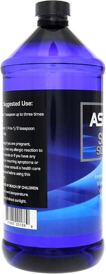American Biotech Labs ASAP 10 PPM Silver Sol Immune System Support | 2 Pack of 32 Oz Totalling 64 Oz