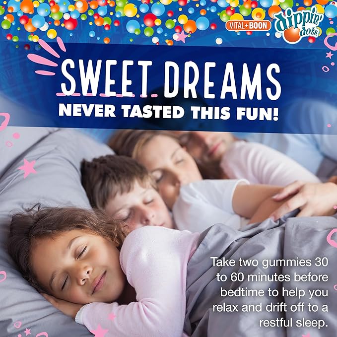 Melatonin Sleep Support Gummies (60 Count Pack of 2) Strawberry Sunset Creme Flavor Chews | 2.5mg Per Gummy Sleep Supplement for Children and Adults | Supplement for Faster & Better Sleep