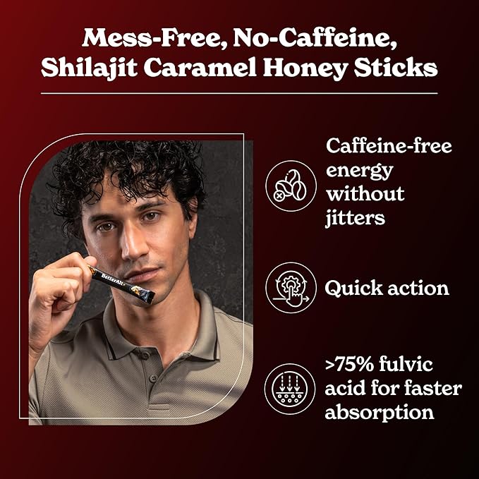 Pure Himalayan Shilajit Cinnamon Honey Sticks with Organic Honey | Easy to Consume Shilajit| 30 Sticks for Energy Boost & Immune Support, 85+ Trace Minerals, 75%+ Fulvic Acid