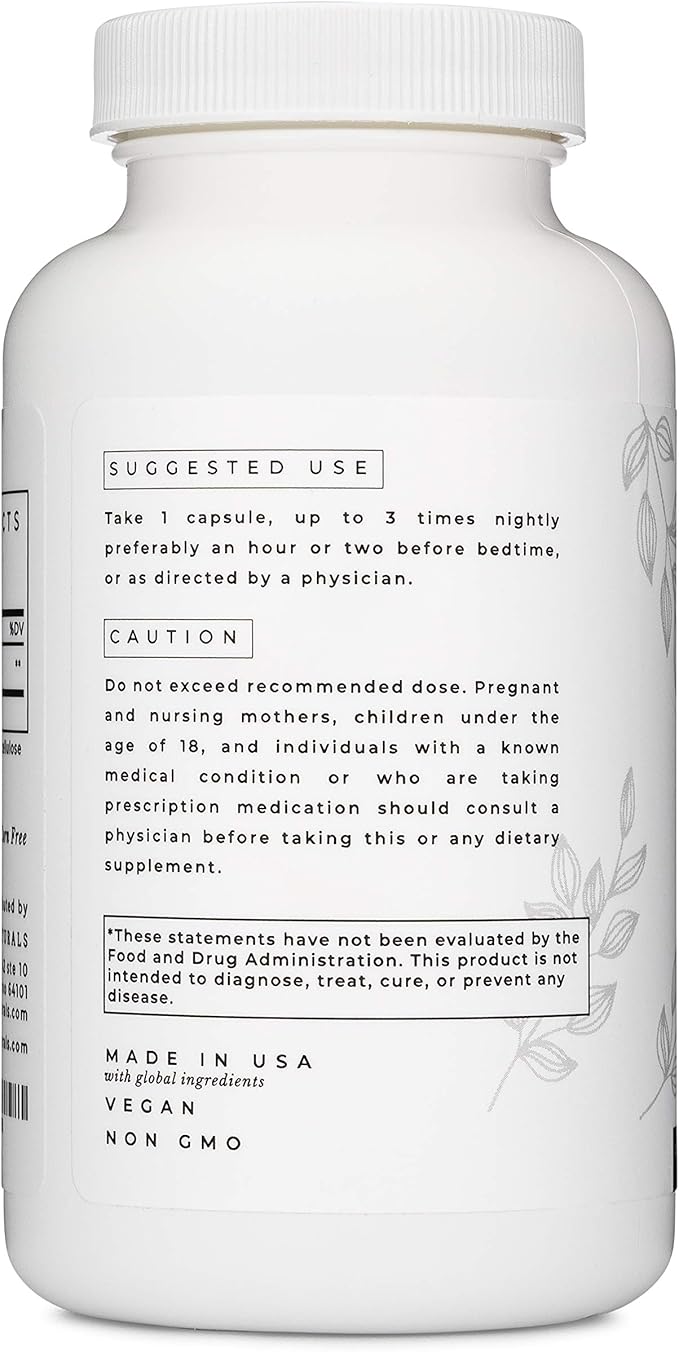 Lifted Naturals Micro Melatonin Family Size - All-Natural Melatonin for Fast & Better Sleep, Easy to Swallow 220 Vegetable Capsules with Low Dose Melatonin, Non-GMO, Fast Dissolve Melatonin 100 mcg
