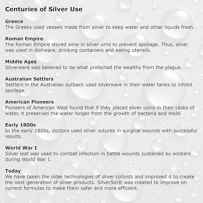 Silver Biotics Advanced Silver Technology, SilverSol Ag₄O₄ 10 PPM Immune Support | Bio-Hacking Immune Building Natural Support | 32 Fl Oz