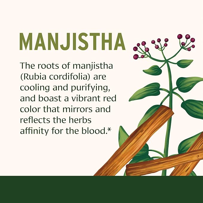 Banyan Botanicals Manjistha Tablets – Organic Skin Supplement – Natural Blood Cleanse & Healthy Lymphatic System Support* – 90 Tablets – Non-GMO Sustainably Sourced Certified Fair for Life Fair Trade